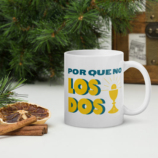 "Jesus AND Coffee | Los Dos" – White Mug