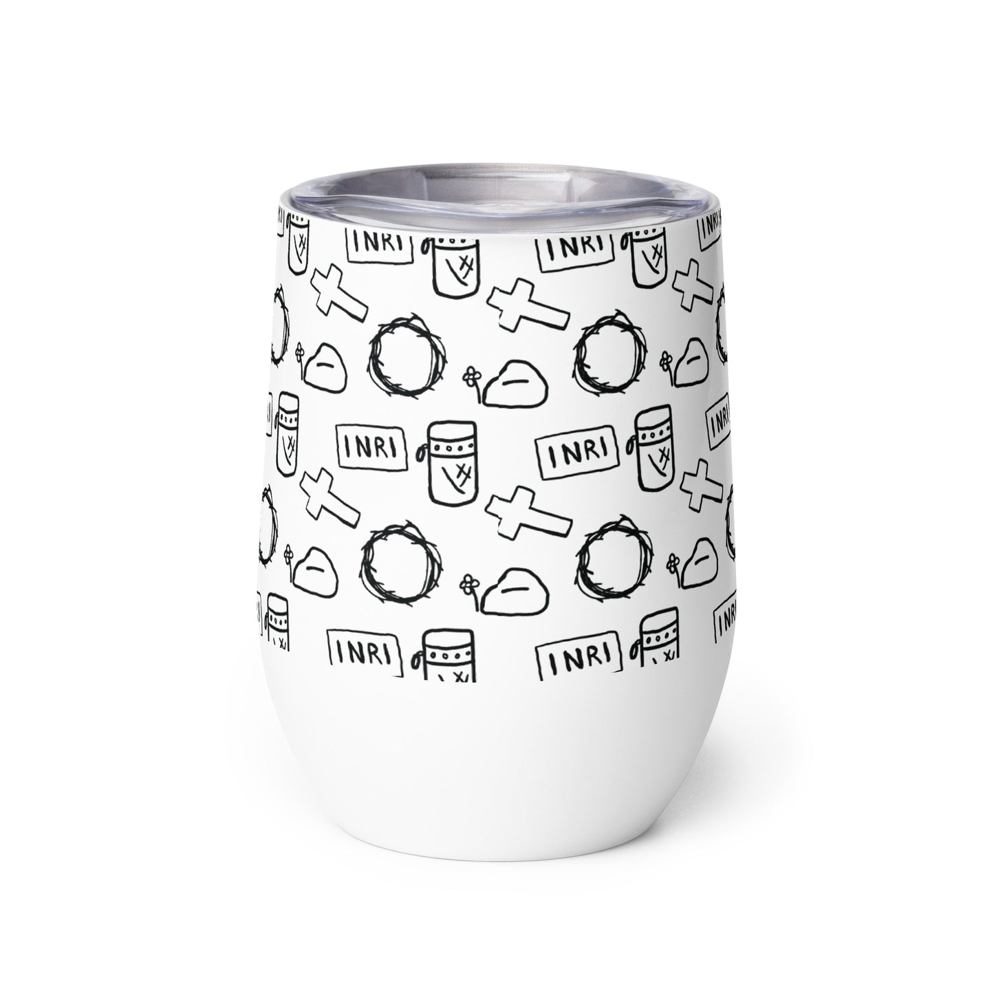 "Sorrowful Mysteries" - Wine Tumbler