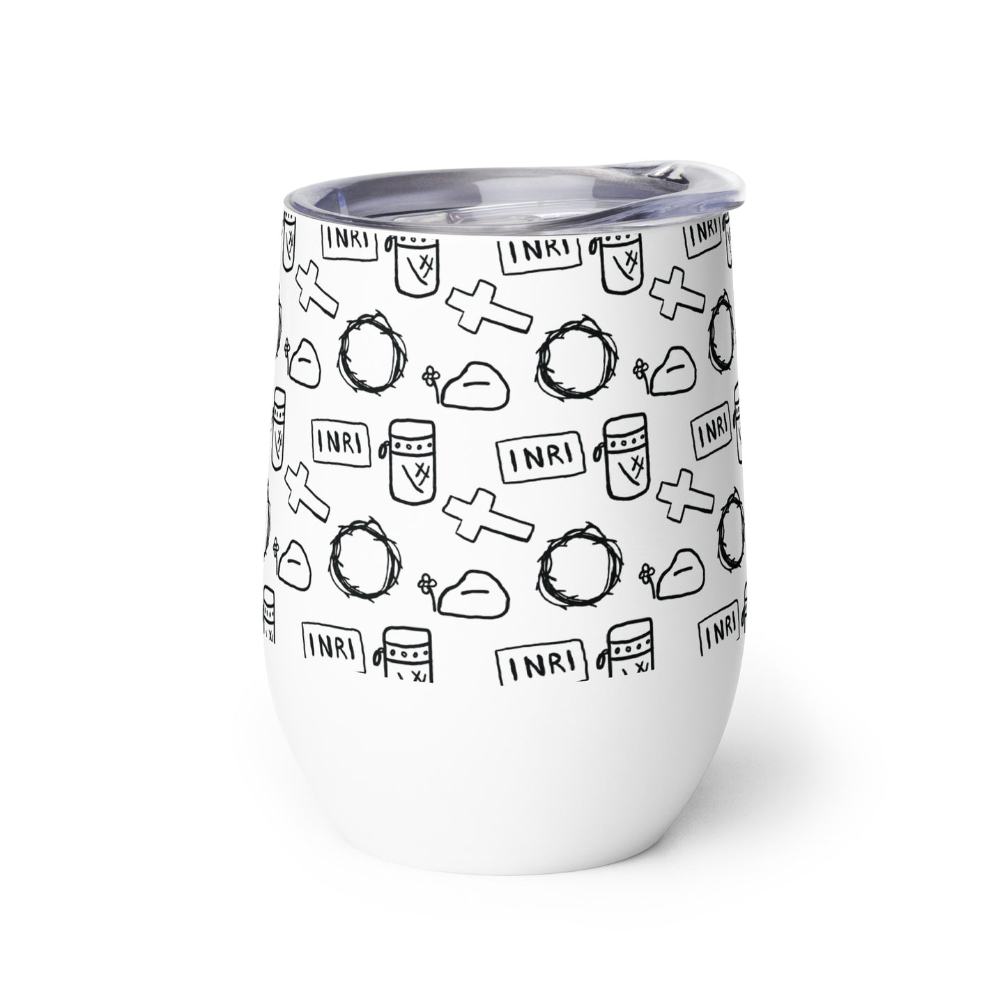 "Sorrowful Mysteries" - Wine Tumbler