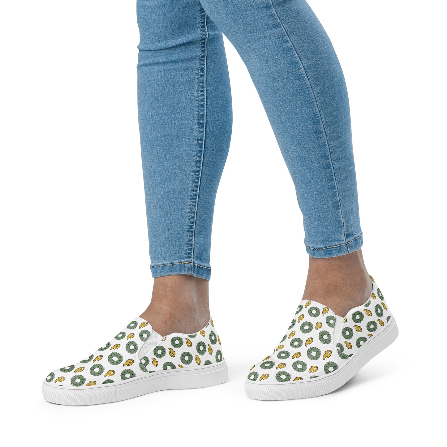 "Walking with the Saints | St. Lucy of Syracuse" - Women’s Slip-Ons