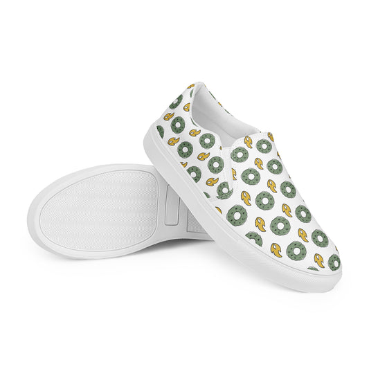 Walking with the Saints | St. Lucy of Syracuse—Women’s slip-on canvas shoes